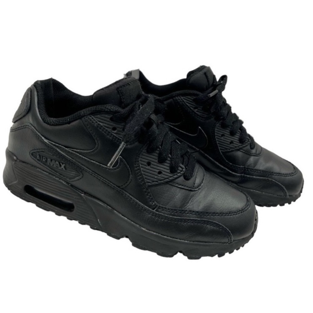 Nike Boys Air Max 90 GS Youth Black Sneakers
